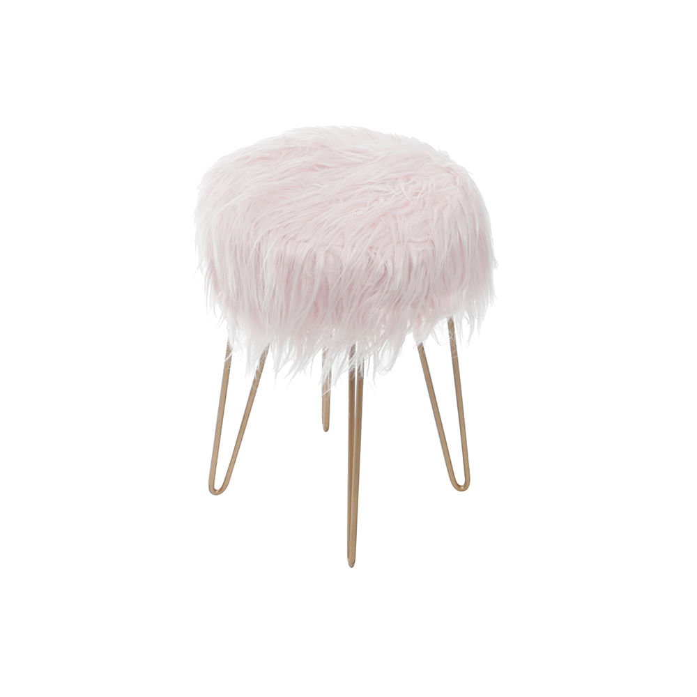 Puff-Chico-Peludo-Rosa-Base-Metal---Or-6641