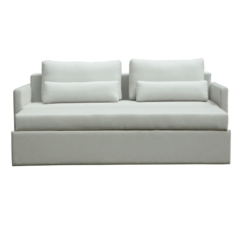 sofa cama lipo nude 202cm abra casa