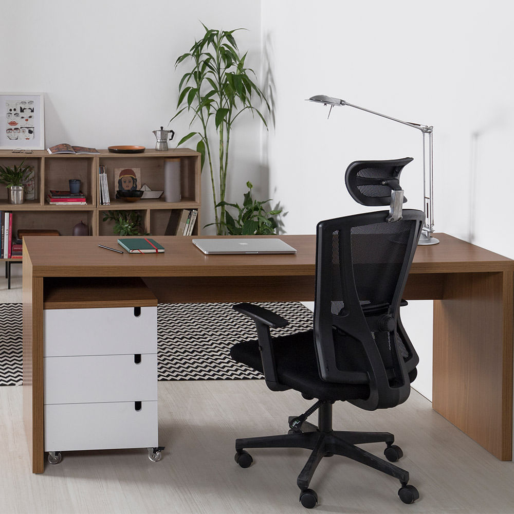 kit-escritorio-bancada-180cm-modulo-gavetas-louro-freijo-cadeira-de-escritorio-office-still-