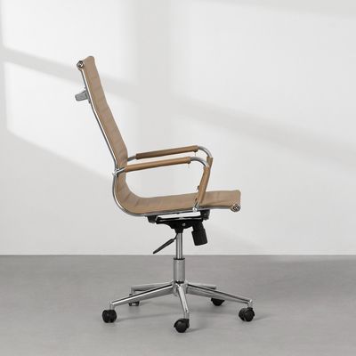 cadeira-de-escritorio-madrid-cromada-alta-giratoria-caramelo-lateral