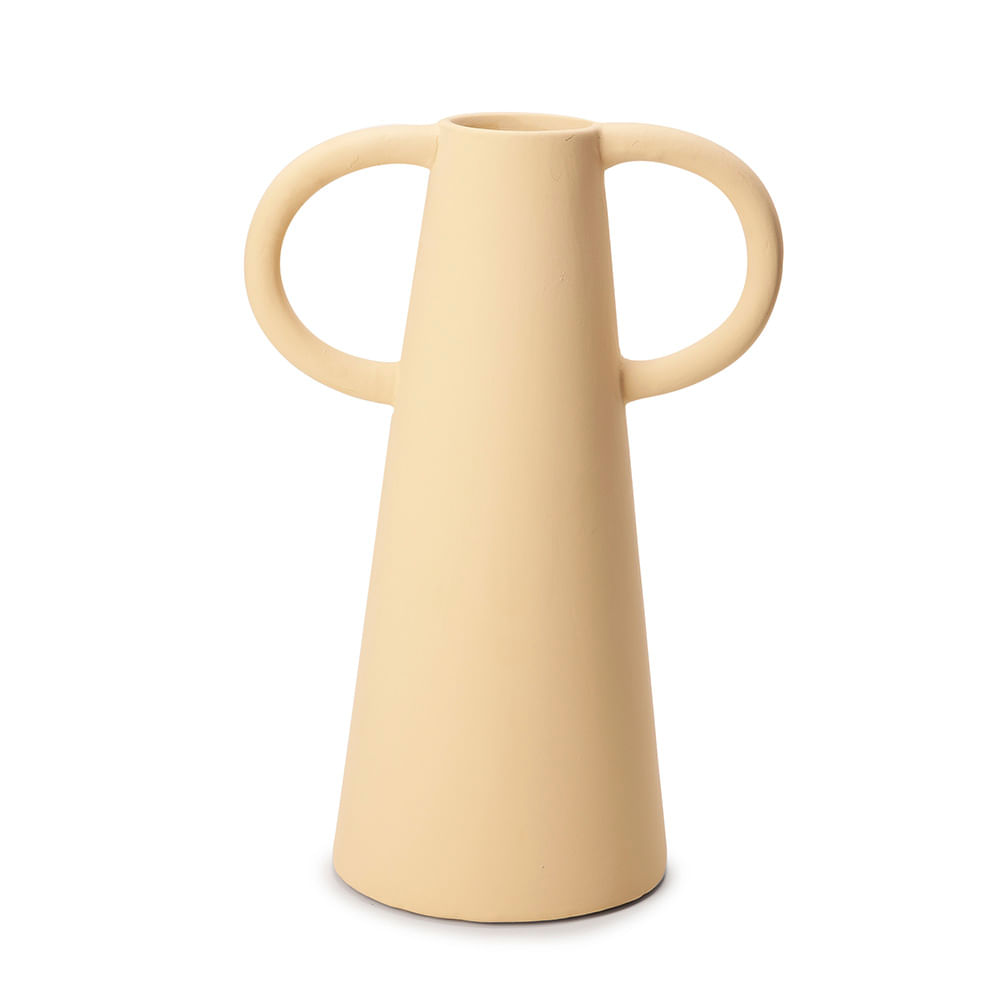 Vaso em Cerâmica Nude - 33x22cm