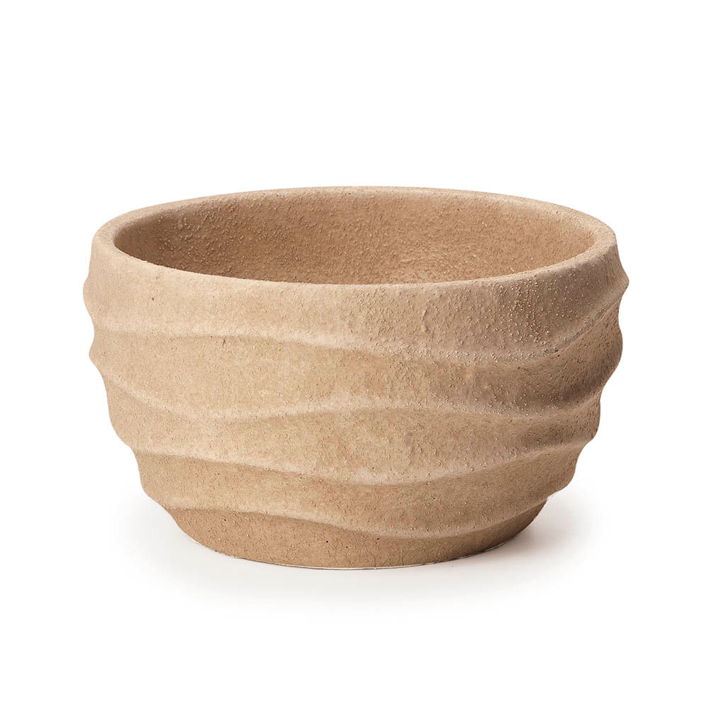 Cachepot em Cimento Bege - 21x20