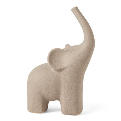 escultura-de-elefante-em-ceramica-cinza