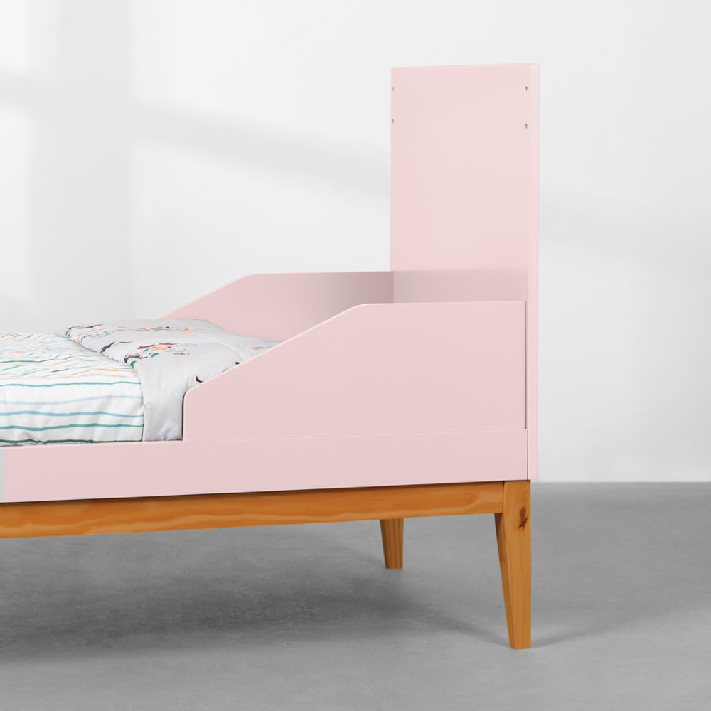 berco-mini-cama-noah-square-rosa-cabeceira