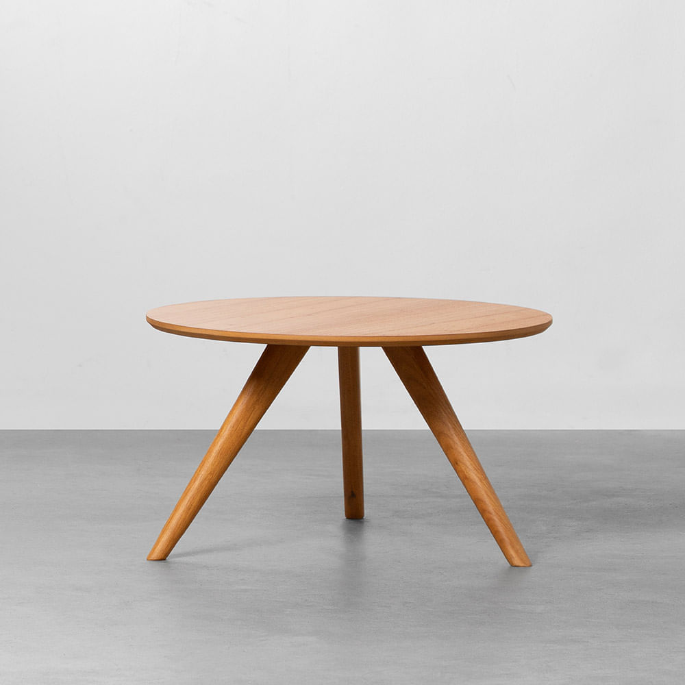 Mesa de Centro Zoé Redonda Cinamomo - 60x34cm