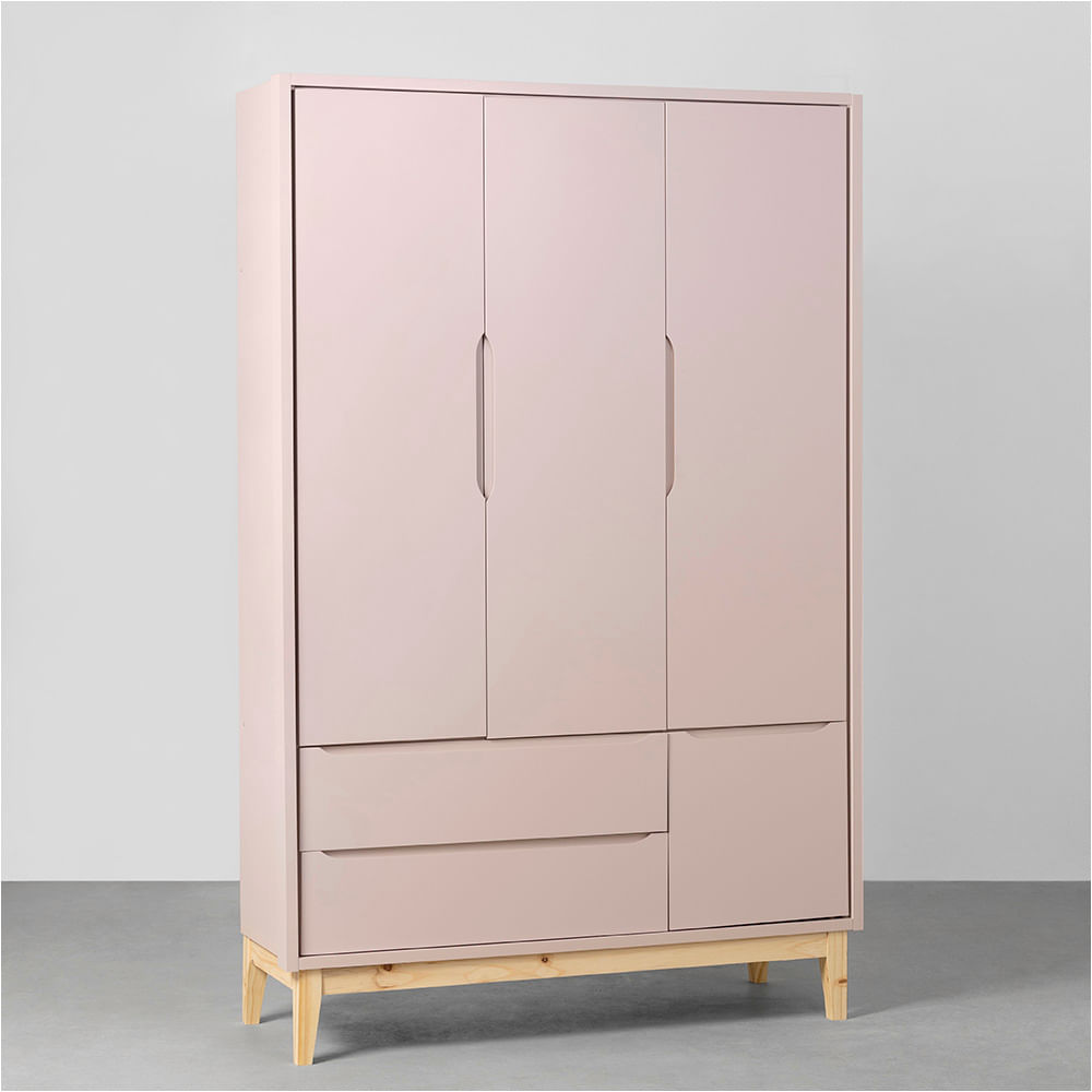 guarda-roupa-retro-square-3-portas-com-pes-madeira-natural-rosa-diagonal