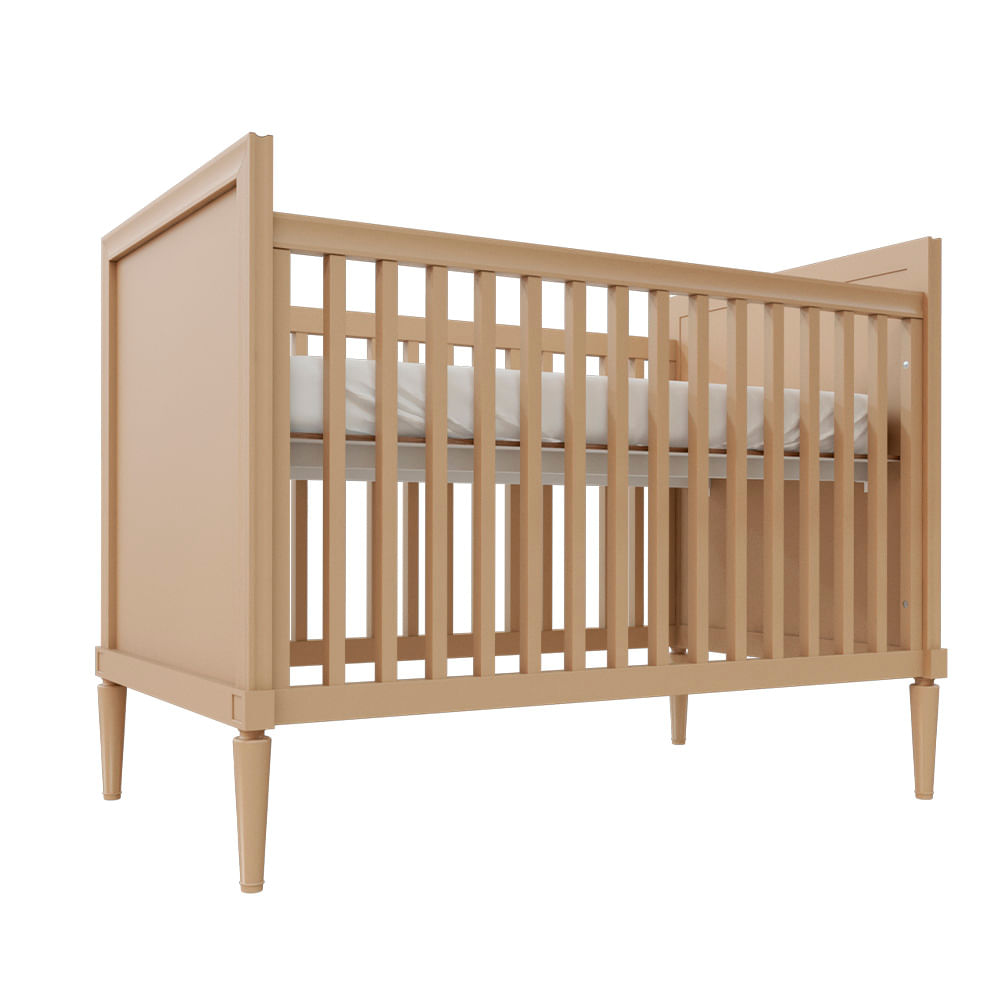 Berço Mini Cama Natu - Capuccino