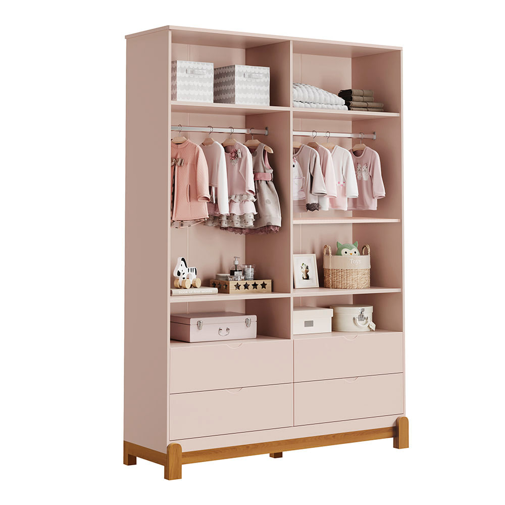 kit-quarto-lotus-rosa-guarda-roupa-interior