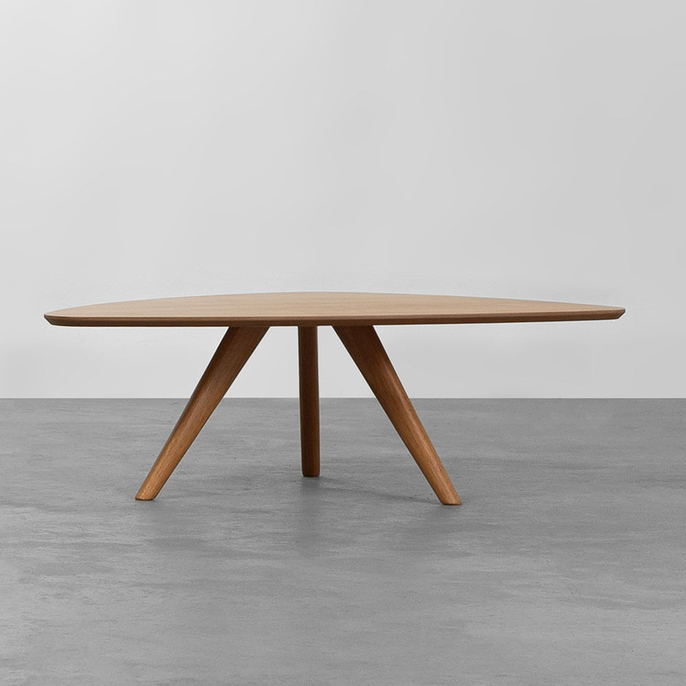 Mesa de Centro Orla Orgânica Cinamomo - 90cmx60cmx30cm