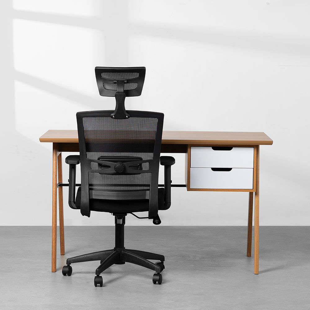 kit-escrivaninha-vintage-2-gavetas-freijo-e-branco-130---cadeira-de-escritorio-toledo-alta-preto