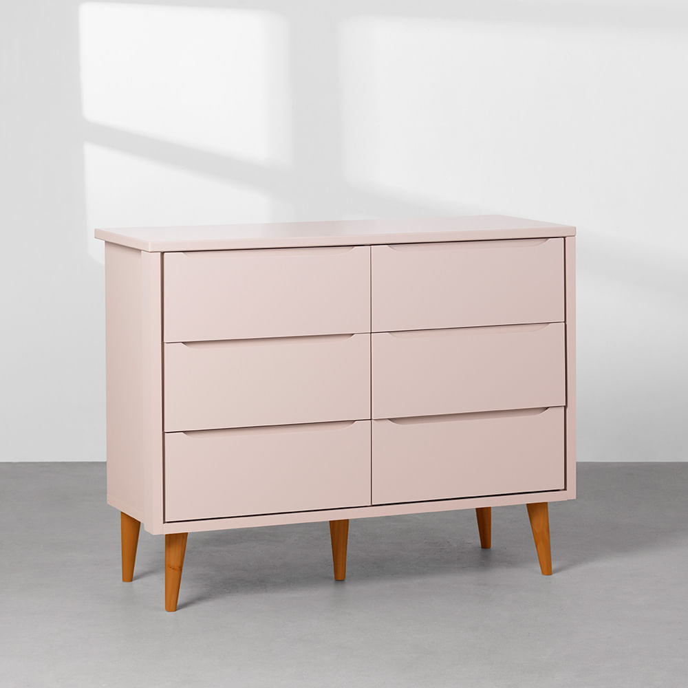 comoda-retro-theo-6-gavetas-com-kit-pe-madeira-rosa
