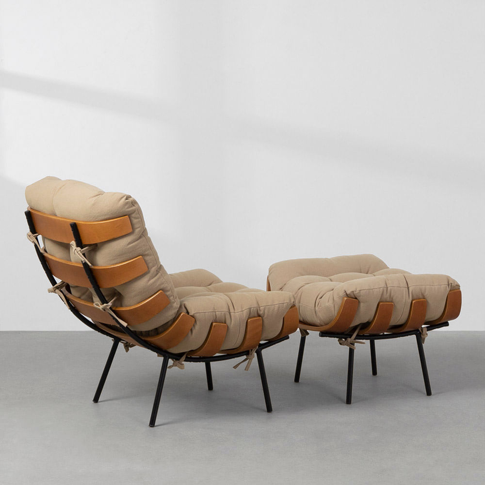 poltrona-costela-com-puff-lona-bege-detalhe-traseiro-e-lateral