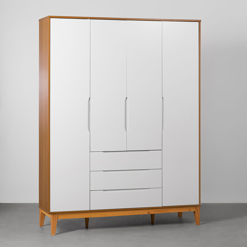 kit-quarto-infantil-elfe-com-pes-mel---berco-mini-cama-noah---comoda-4-gavetas-e-1-porta---guarda-ro