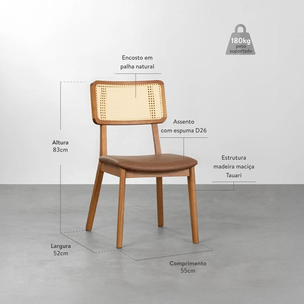 cadeira-lala-encosto-palha-creme-assento trento---terracota