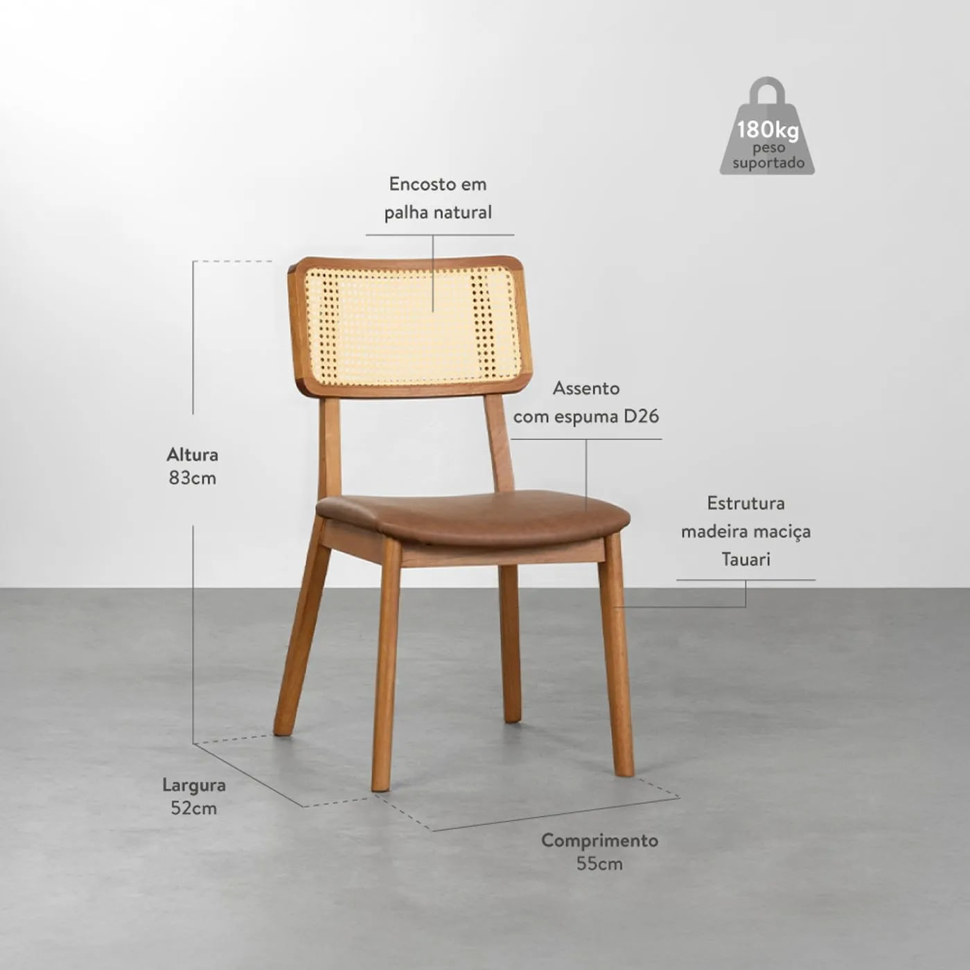 cadeira-lala-encosto-palha-creme-assento trento---terracota