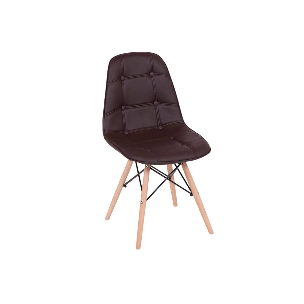 Conjunto-Mesa-Square-Redonda-Tampo-Branco-Fosco-88---4-Cadeiras-Eiffel-Botone-Marrom