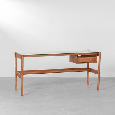 conjunto-office---escrivaninha-arp-nozes-com-tampo-vidro-incolor-1-60m---cadeira-de-escritorio-kira-