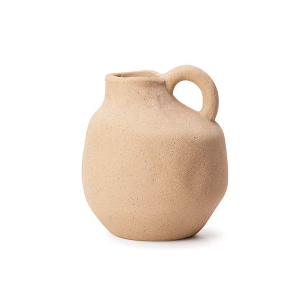 Grande vaso in ceramica con decorazioni orienta Grande vaso in ceramica con decorazioni orienta