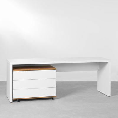 conjunto-bancada-contemporanea-branco---2-06m---modulo-3-gavetas-louro-freijo-branco---85cm