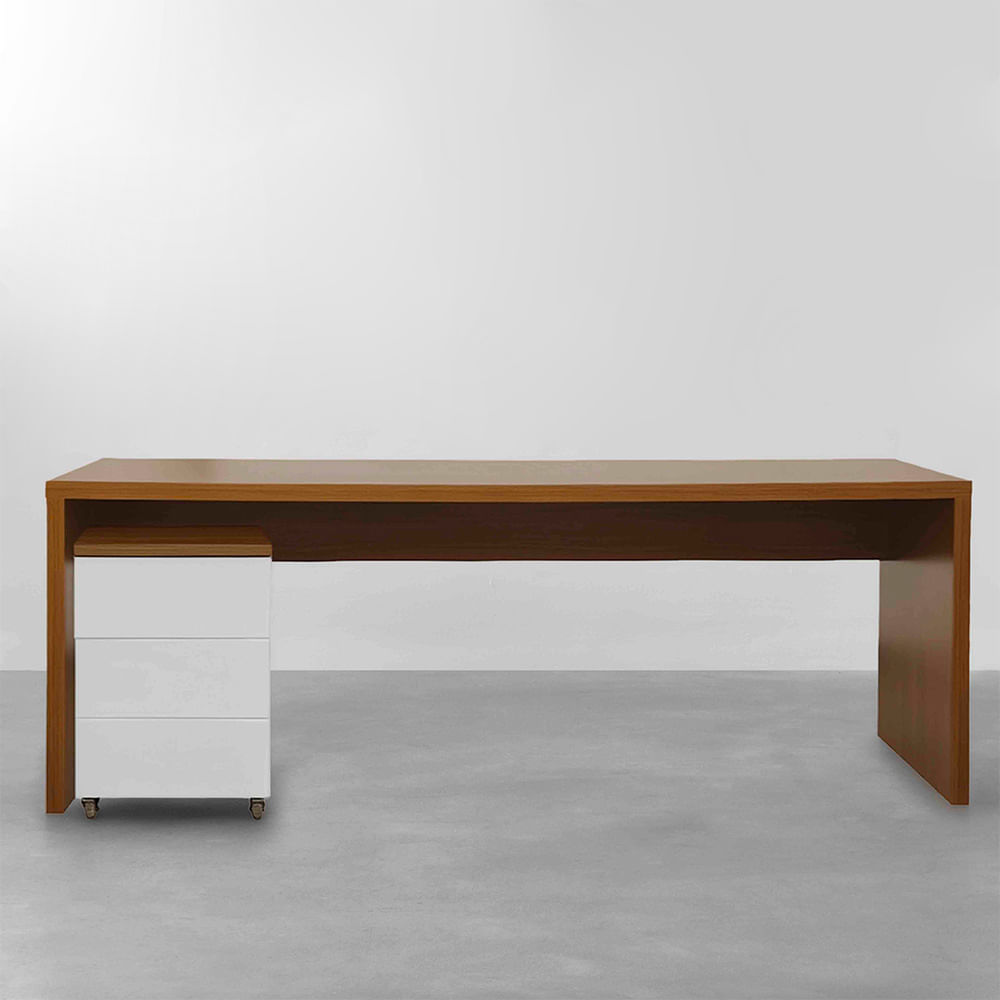 conjunto-bancada-contemporanea-louro-freijo-2-06m---modulo-contemporaneo-3-gavetas-louro-freijo-branco