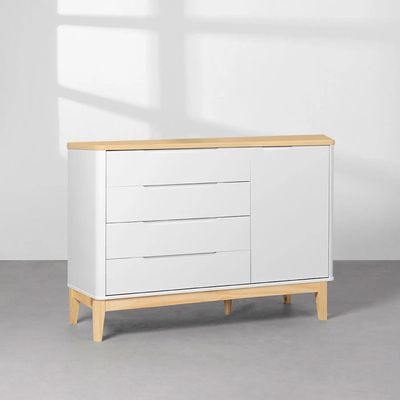 comoda-boom-square-4-gavetas-com-porta-e-pes-em-madeira-natural-branco-diagonal-copiar