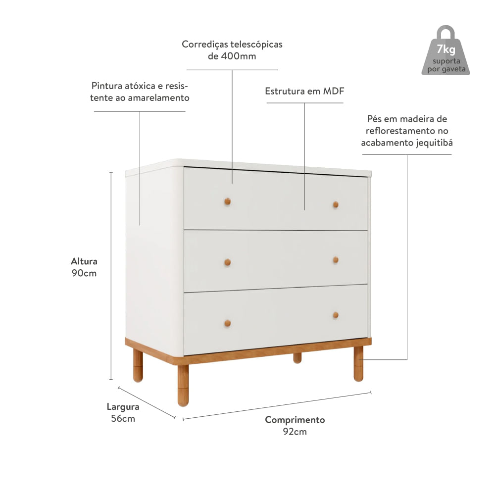 Comoda-Joy-3-Gavetas-V2---Cinza_Madeira