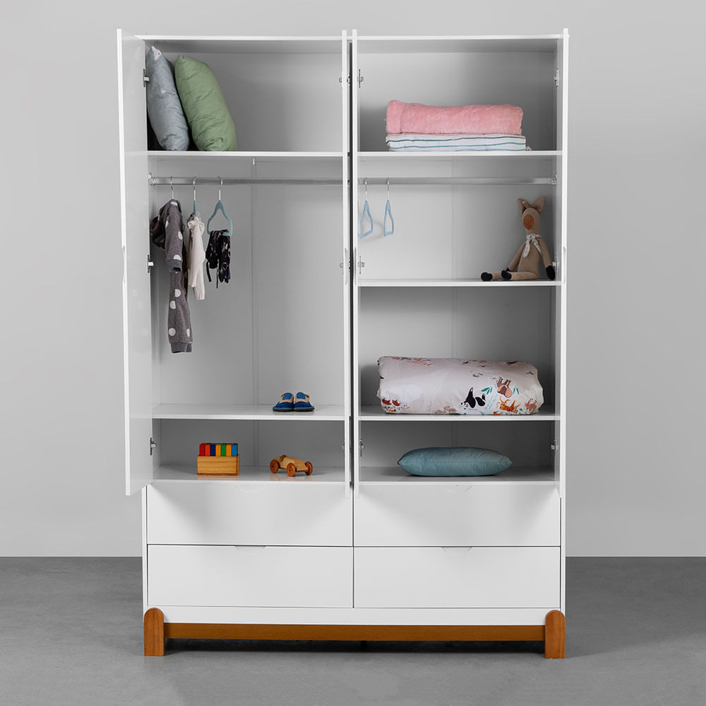 kit-quarto-infantil-lotus-berco-mini-cama---comoda-4-gavetas-e-1-porta---guarda-roupa-4-portas----