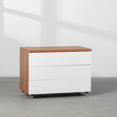 modulo-contemporaneo-3-gavetas-louro-freijo-e-branco---85cm