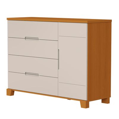 comoda-luna-4-gavetas-e-1-porta---areia-e-savana